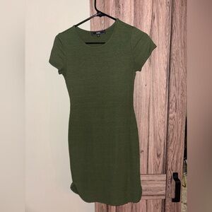 Vibe Olive Ribbed Knit Top